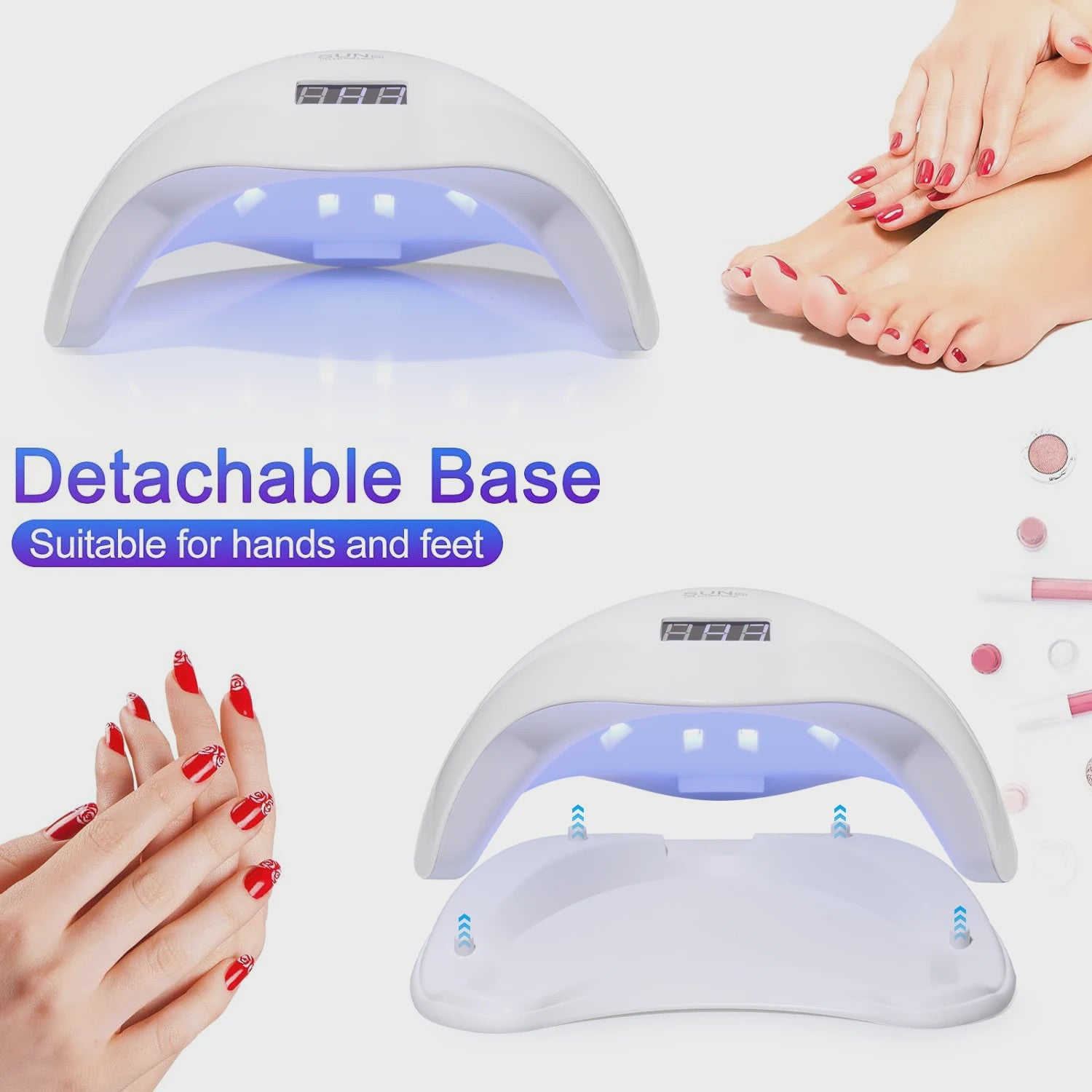 Professionele 48W UV LED Nagellamp - Snelle Gel Dryer met Timer & LCD Display