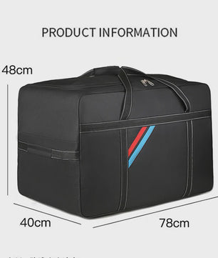 Grote Opvouwbare Reistas met Wielen - 180L Trolley Bagage voor Weekend of Vakantie