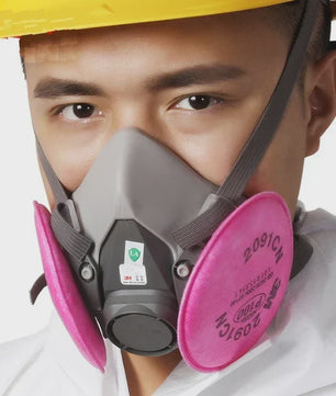 3M 6200 Herbruikbaar Halfmasker Gasmasker voor Verf, Chemicaliën en Stof