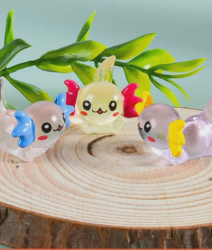 Set van 10-30 Mini Axolotl Beeldjes - Schattige Hars Figuurtjes voor Tuin, Aquarium & Decoratie