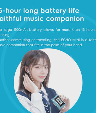 SnowSky FiiO Echo Mini HiFi Bluetooth MP3 Speler - 15 Uur Afspeeltijd, 3.5mm/4.4mm Uitgangen