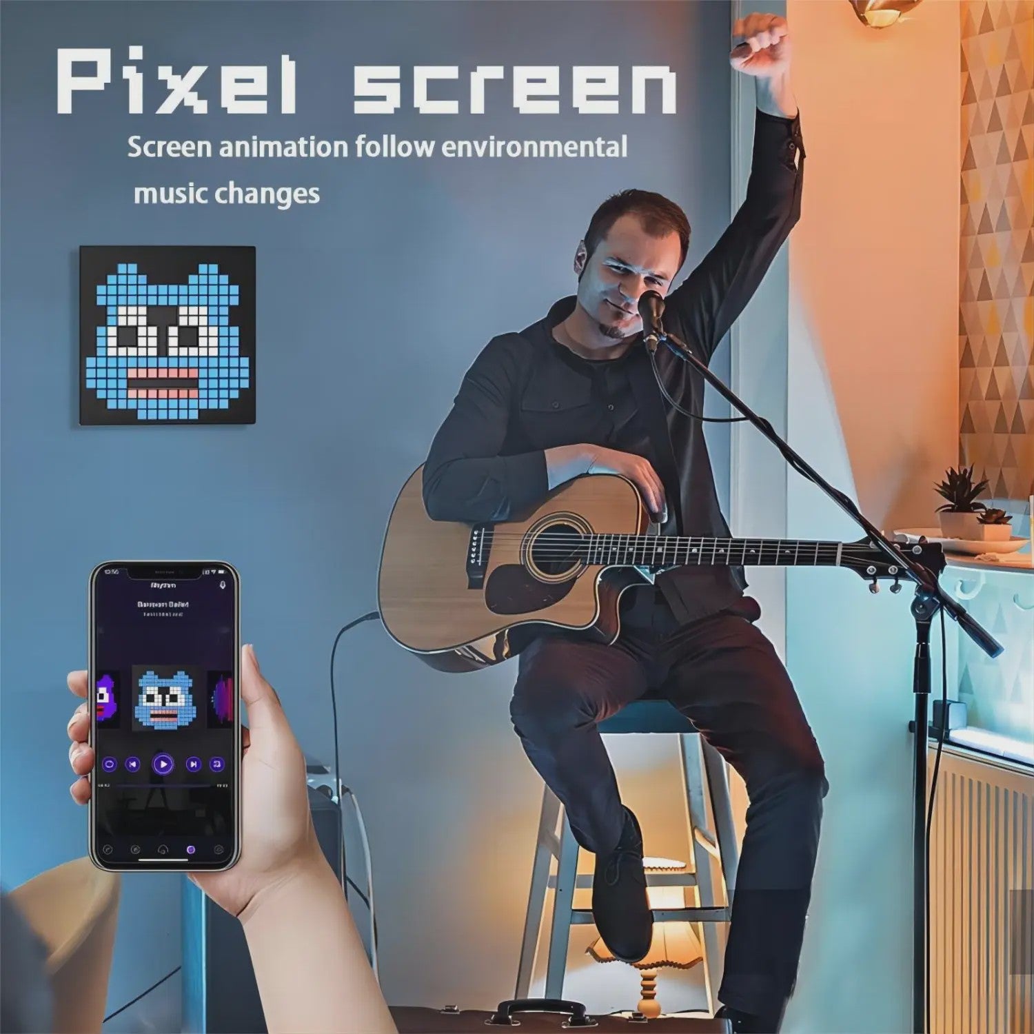 Slimme LED Pixel Matrix Display 64x64 RGB - APP Control & DIY Kunst