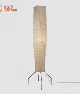 Akari Noguchi Stijl Verticale Vloerlamp - Japans Design Rijstpapier
