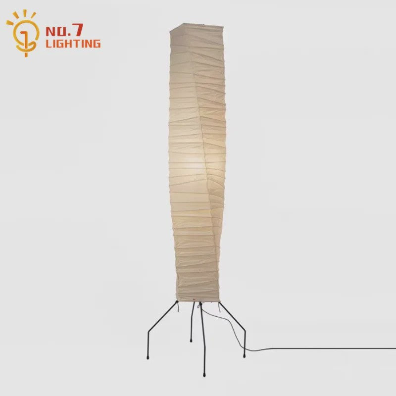 Akari Noguchi Stijl Verticale Vloerlamp - Japans Design Rijstpapier