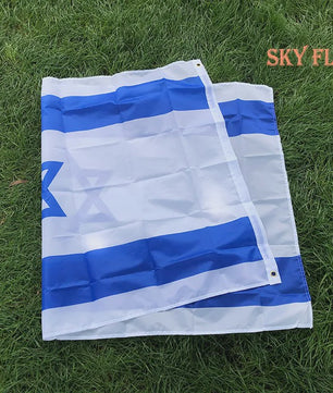 Nationale Vlag van Israël - Polyester - 60x90cm & 90x150cm