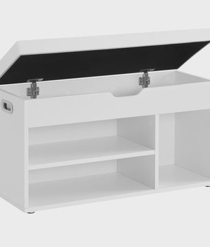 VASAGLE Schoenenbank met Opbergruimte en Zitting - 80x30x44 cm