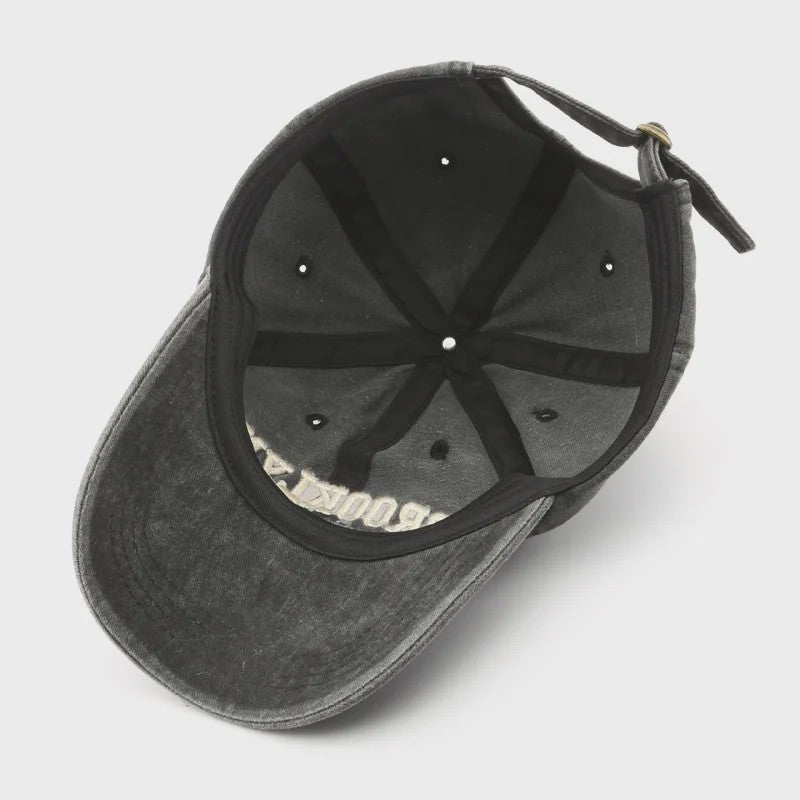 Retro Brooklyn Baseball Cap - Katoen, Verstelbaar, Unisex