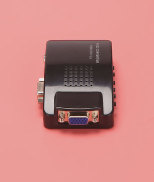 AV naar VGA Converter met RCA & S-Video ingang - Beeldconversie Switch Box