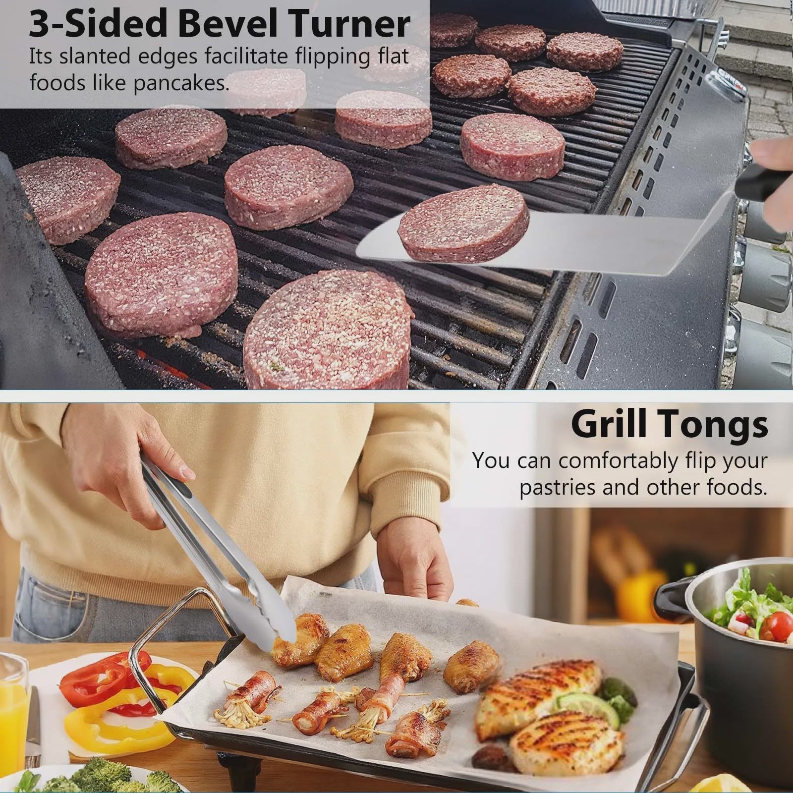 29-delige RVS BBQ Grill Gereedschap Set met Opbergtas & Vleespers