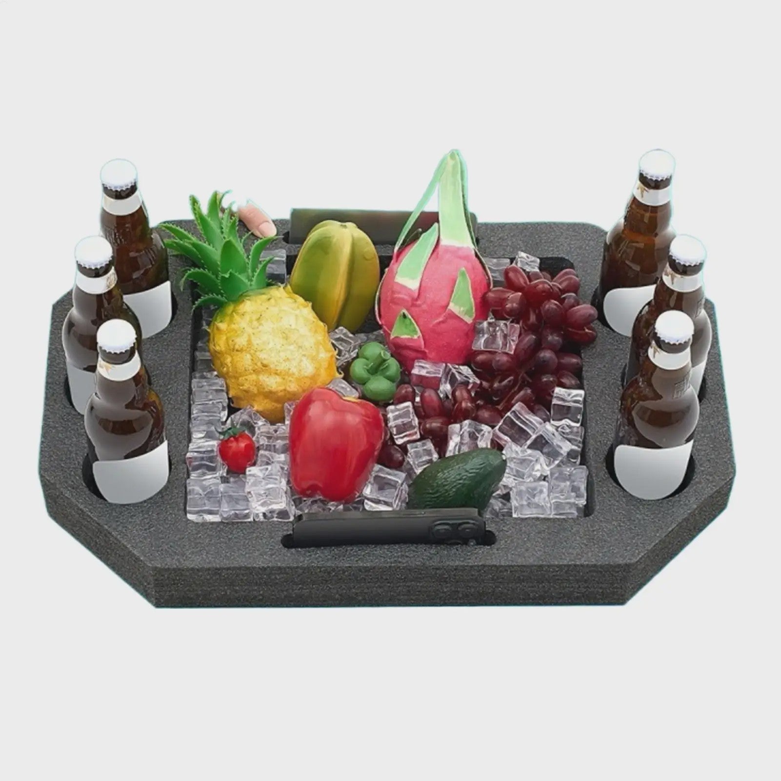 Drijvend Zwembad Dienblad - Grote Waterdichte Serveertafel voor Drankjes & Snacks