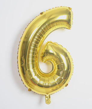 40 Inch Folie Cijfer Ballonnen - Goud, Zilver, Blauw, Zwart, Rood - Feestdecoratie