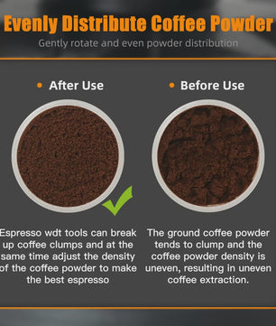 ALIKISSCAFE WDT Tool: Magnetische Espresso Naaldverdeler voor Barista's (51-58mm)