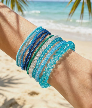 Set van 10 Bohemia Kralen Armbanden - Zomerse Stijl & Strand Vakantie Sieraden