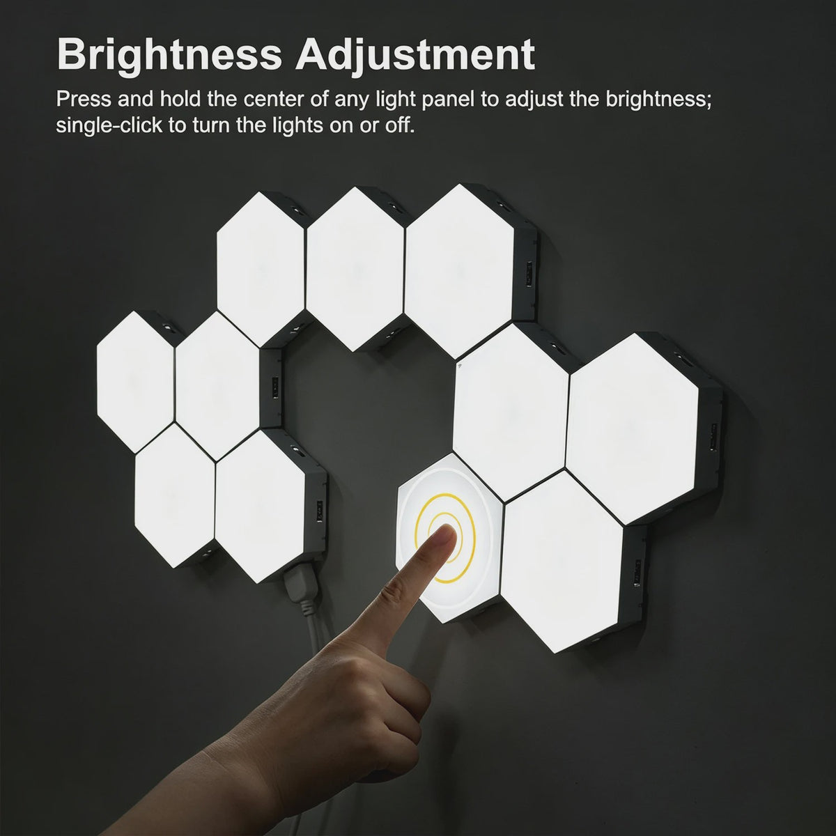 Modulaire Hexagon LED Wandlampen - Touch Gevoelig & DIY Combinatie
