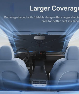 Baseus Auto Zonnescherm Paraplu Voorruit - Effectieve Zon- en Hittebescherming