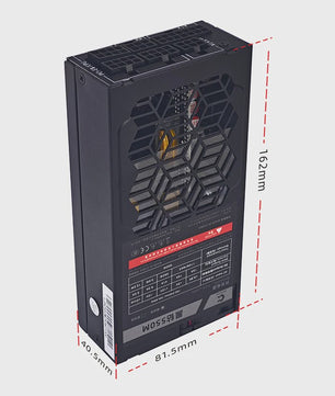 METALFISH Flex 500W/600W 80 PLUS Gold Modulaire Voeding voor Mini-ITX PC, NAS, GPU Dock