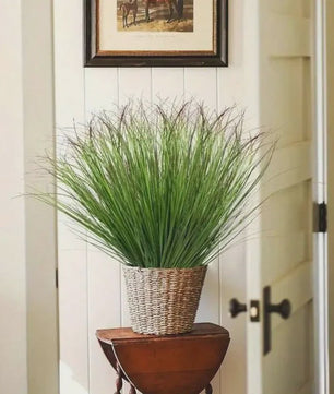 Set van 12 Kunstgras Siergrassen - Decoratieve Nep Planten voor Binnen & Buiten