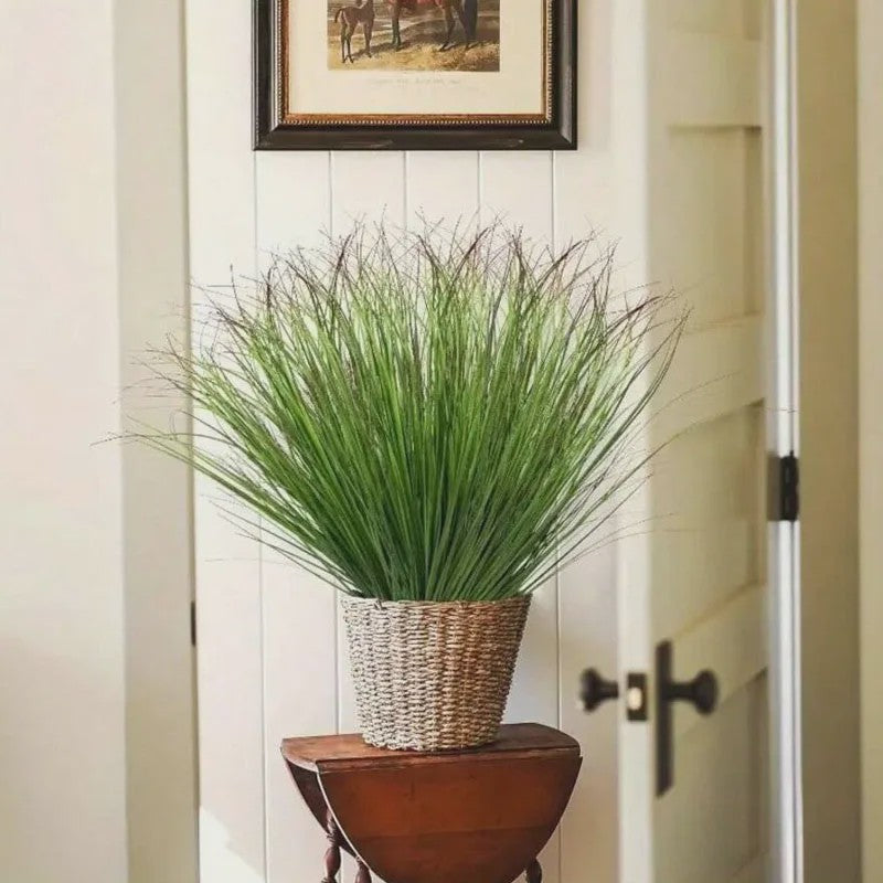 Set van 12 Kunstgras Siergrassen - Decoratieve Nep Planten voor Binnen & Buiten