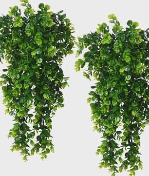 Kunst Hangplant Eucalyptus - UV-bestendig Plastic Groen voor Binnen & Buiten Decoratie
