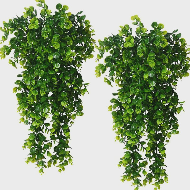 Kunst Hangplant Eucalyptus - UV-bestendig Plastic Groen voor Binnen & Buiten Decoratie