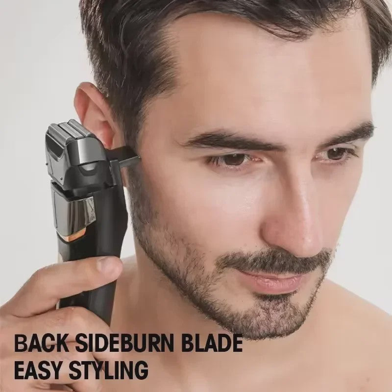 Tinsol FK608 Elektrisch Scheerapparaat Mannen - 3-Mes, Trimmer & Smart Display