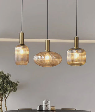 Moderne Glazen Hanglamp voor Eetkamer - Stijlvolle Plafondlamp