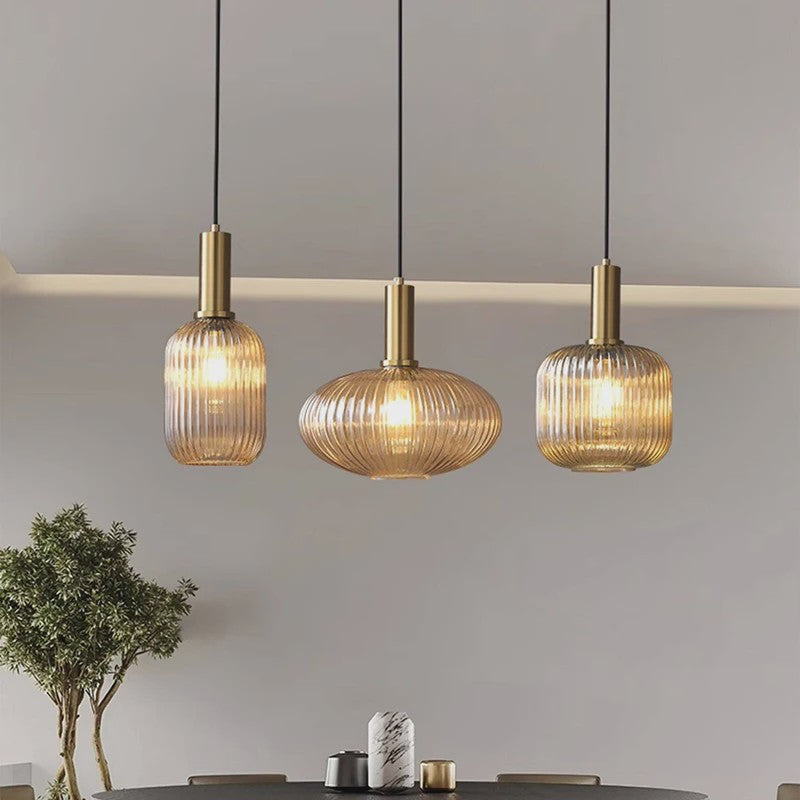 Moderne Glazen Hanglamp voor Eetkamer - Stijlvolle Plafondlamp