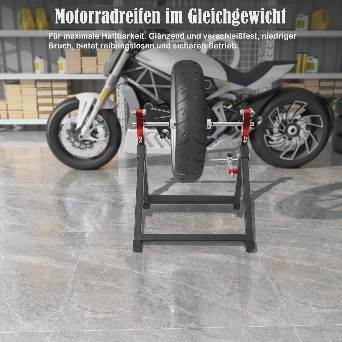 Opvouwbare Motor Wielbalanceerstandaard - Draagbaar en Verstelbaar