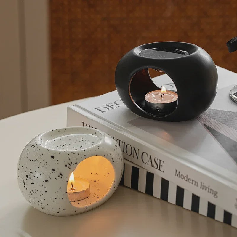Keramische Aroma Diffuser & Oliebrander - Sfeervolle Geurverspreider voor Huis & Spa