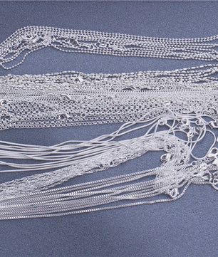 925 Sterling Zilveren Kettingen: Rolo, Figaro & Meer (16-30 Inch)