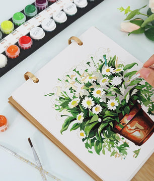 2026 Creatieve Kalender: Schilderen op Nummer Kit met Handgetekende Ontwerpen