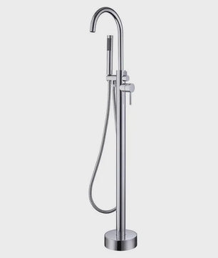 Vrijstaande Badkraan met Handdouche - Draaibare Mixer voor Warm & Koud Water