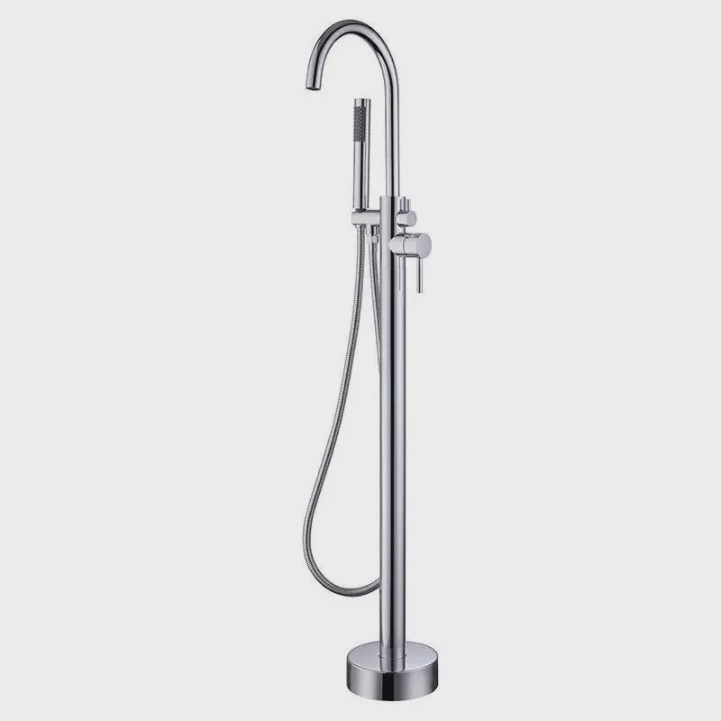 Vrijstaande Badkraan met Handdouche - Draaibare Mixer voor Warm & Koud Water