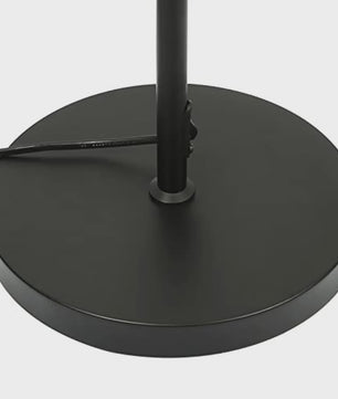 Industriële Staande Lamp Zwart Metaal - 3 Lichtpunten, E27 Fitting, 152cm Hoog