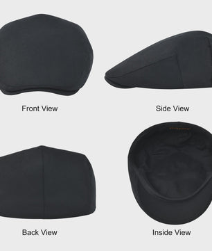 Heren Katoenen Zomer Pet - Ivy Gatsby Stijl Flat Cap