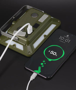 Oplaadbare Kampeerlamp Super Fel Werklicht met Magneet & Powerbank Functie