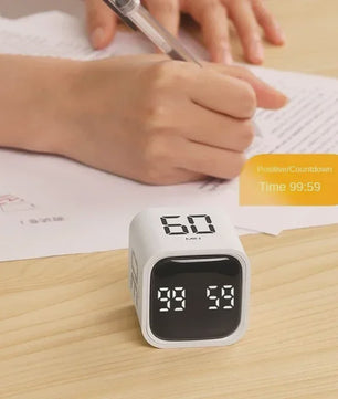 Slimme Kubus Timer met LED Display en Gravity Sensor - Perfect voor Studie, Werk en Koken