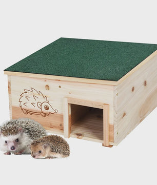 Houten Egelhuisje - Veilige Schuilplaats & Nestkast voor Kleine Dieren