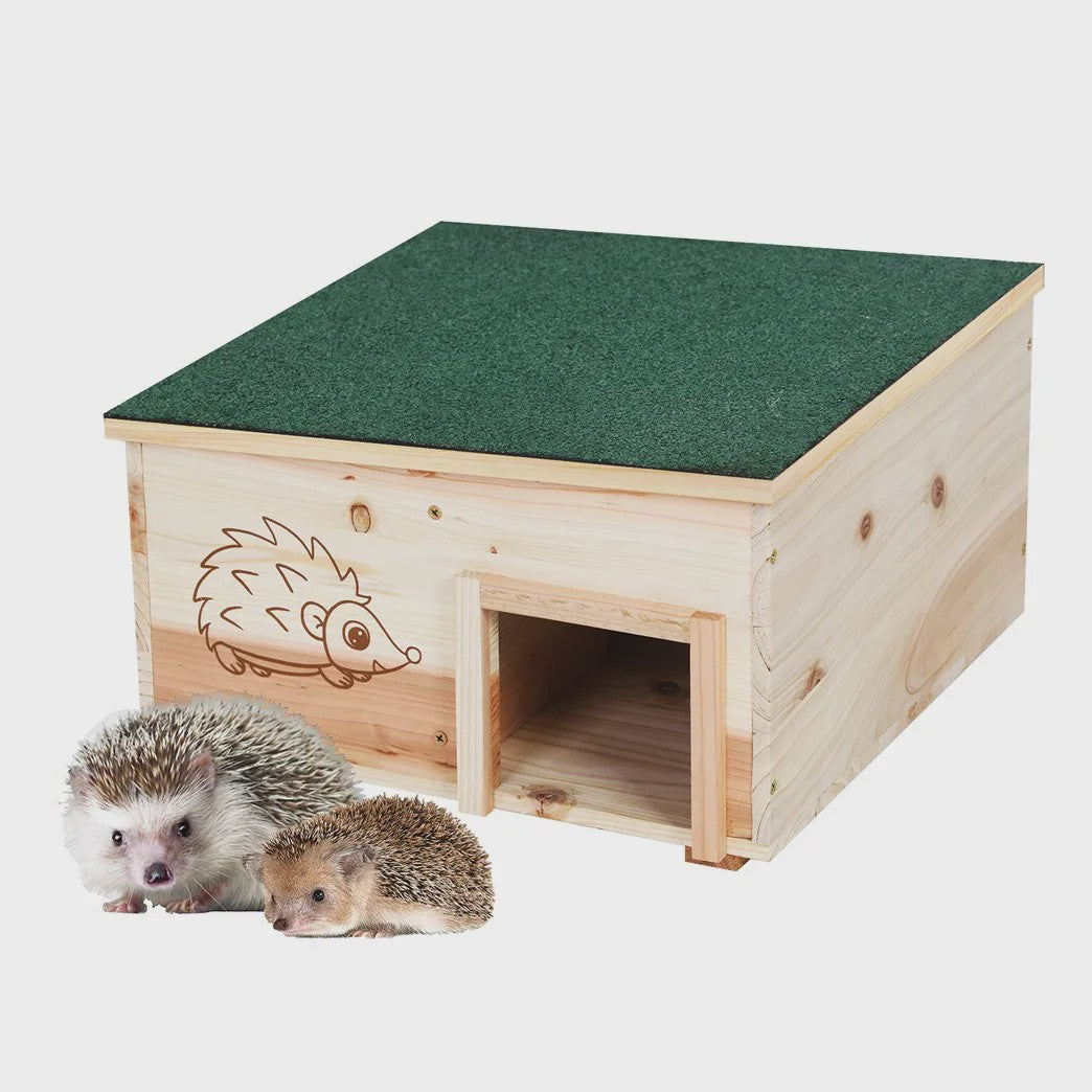 Houten Egelhuisje - Veilige Schuilplaats & Nestkast voor Kleine Dieren