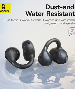 Baseus BC1 Open-Ear Oordopjes: Draadloze Clip-On Koptelefoon met Super Bass & Bluetooth 6.0