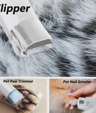 7-in-1 Honden en Katten Trim- en Vacuümset: Blaast, Zuigt & Trimt