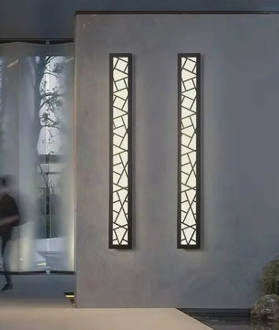 Moderne RVS LED Buitenmuurverlichting IP65 Waterdicht - 12CM Breed