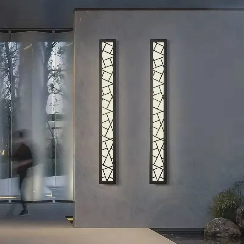 Moderne RVS LED Buitenmuurverlichting IP65 Waterdicht - 12CM Breed