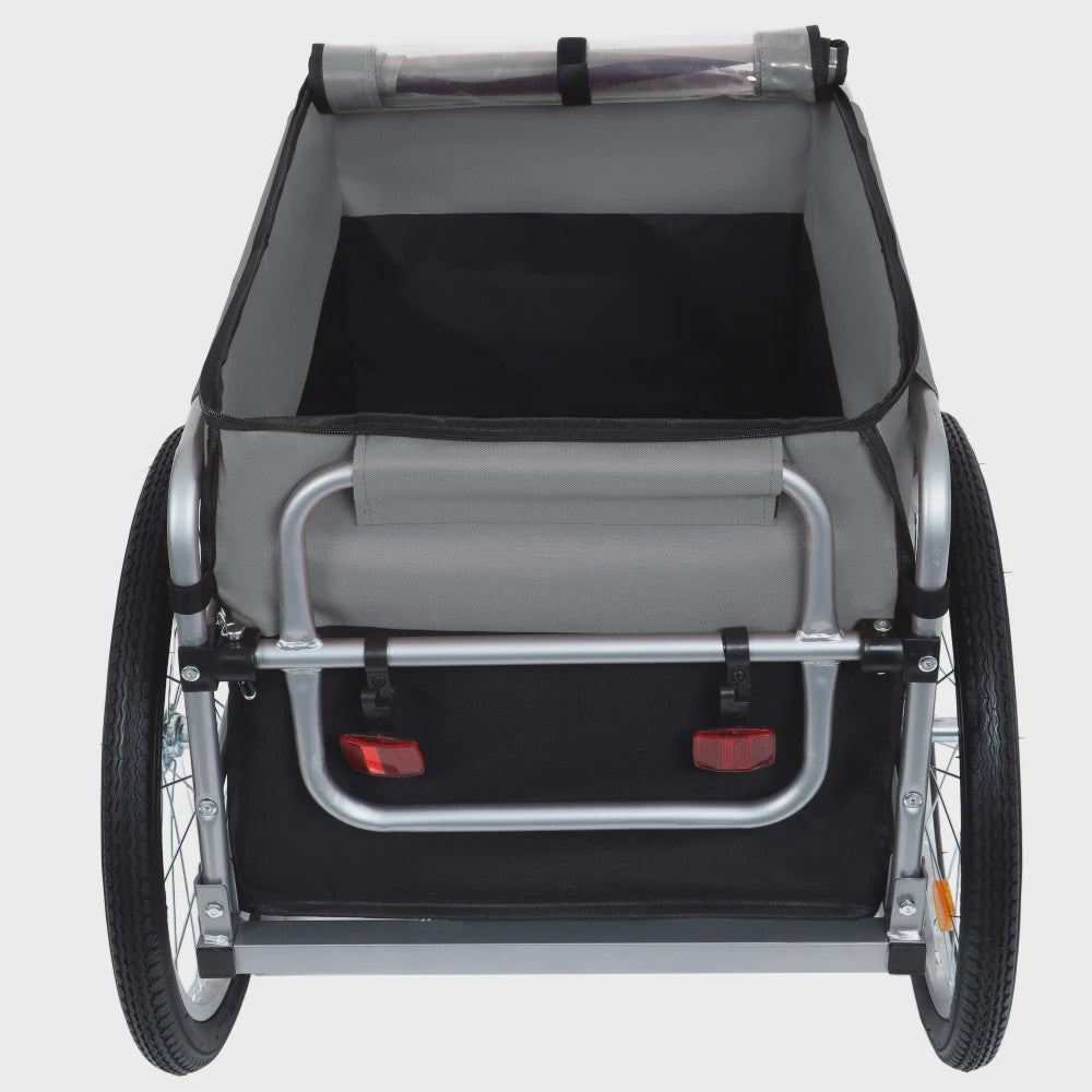 Robuuste Cargo Fietskar met 50 Kg Laadvermogen en Universele Koppeling - Ideaal voor Boodschappen en Transport