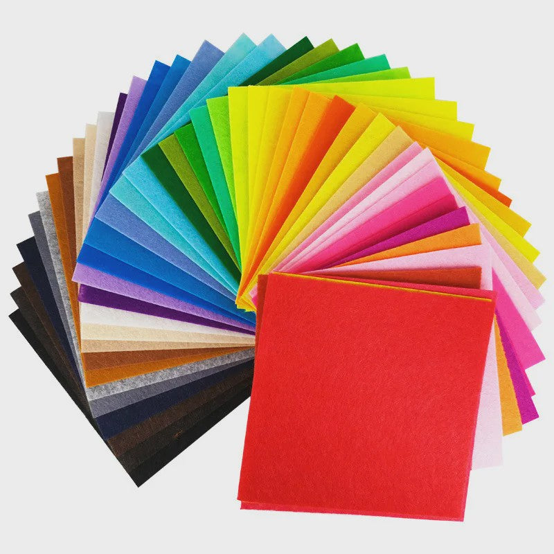 Set Vilt Stof Vellen - Assorti Kleuren - 1mm Dik - DIY Knutselen & Naaien