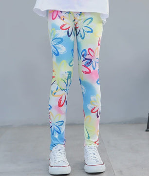 Meisjes Leggings met Print | Comfortabele Stretch Broekjes voor Lente, Zomer & Herfst (2-12 Jaar)