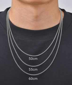 Heren Ketting RVS Waterdicht - Stijlvolle Link Chain in Diverse Lengtes (45-80cm)