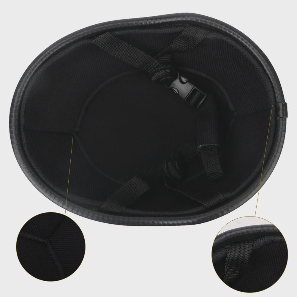 Retro Vintage Motorhelm Unisex - Lichtgewicht Half Face Fietshelm