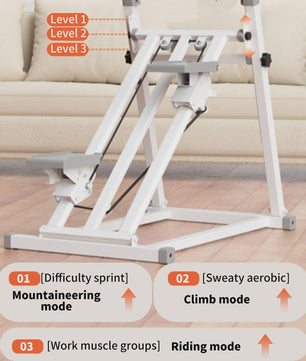 Opvouwbare Verticale Climber Stepper - Full-Body Cardio Fitness Apparaat voor Thuis
