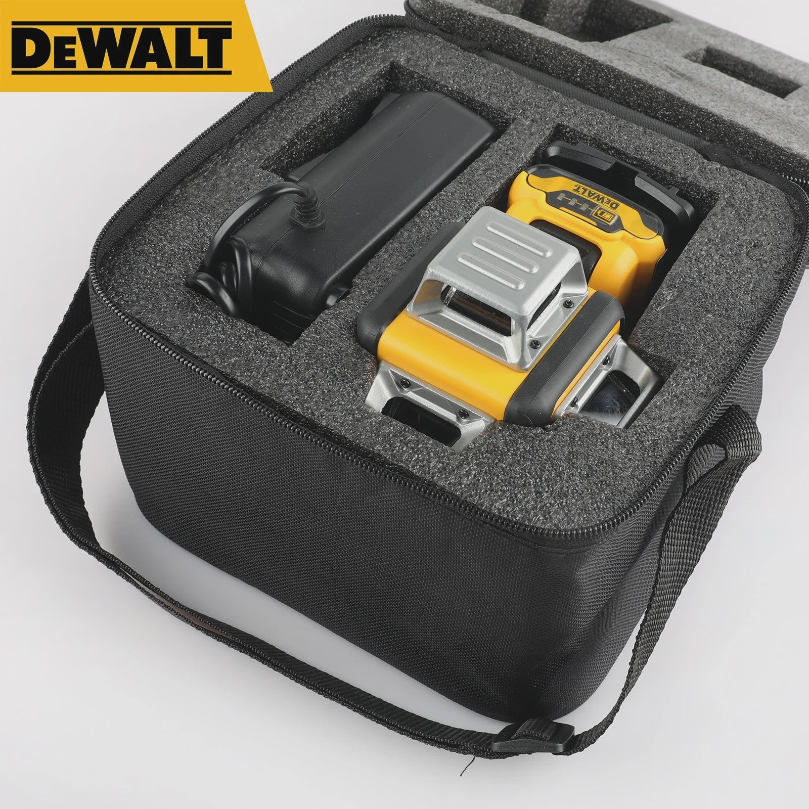 DeWalt DW089LG 12V Groene Laserwaterpas - 360° Horizontaal/Verticaal, 12 Lijnen